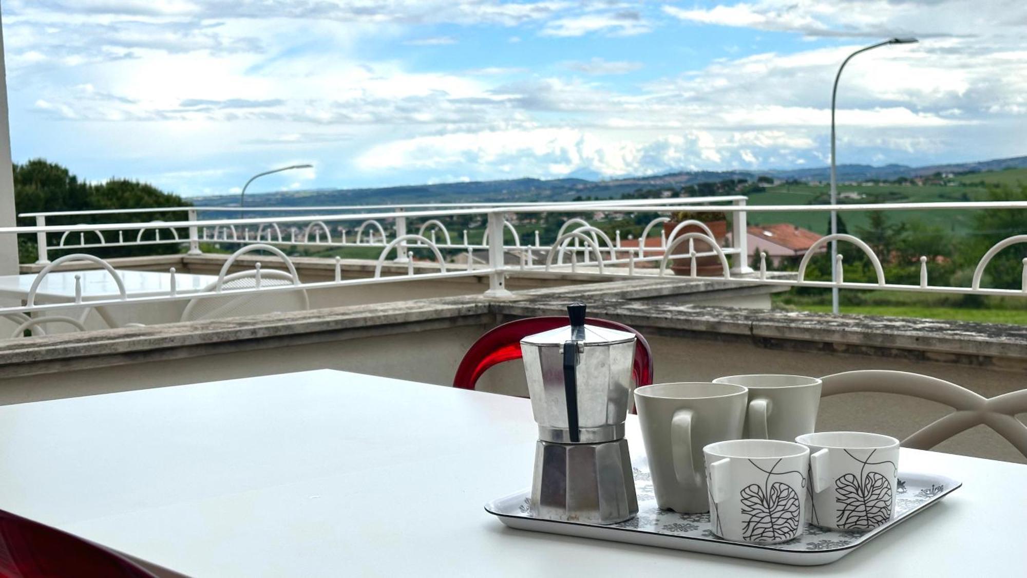 Apartament S023 - Sirolo, Magnifico Trilocale Design Con Terrazzo Zewnętrze zdjęcie